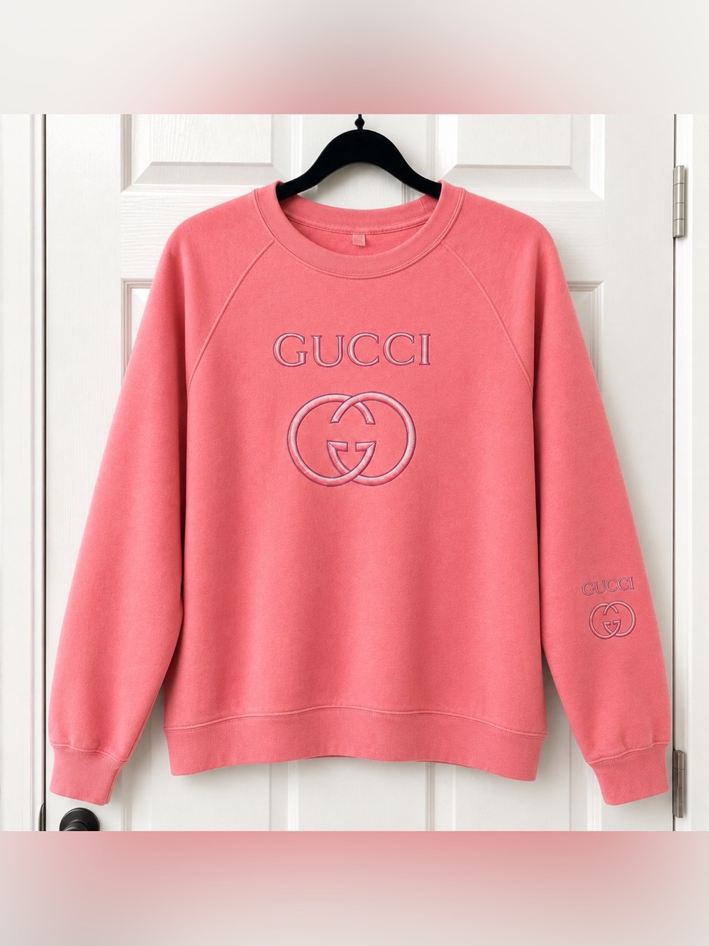 Coral Plus Size Pink Logo Sweatshirt